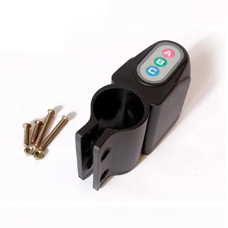 105db Bike Steal Lock Anti-Theft Battery Powered Loud Alarm Tool Chain Cable Motorcycle Safety Locks Bicycle Accessories_voghion.com