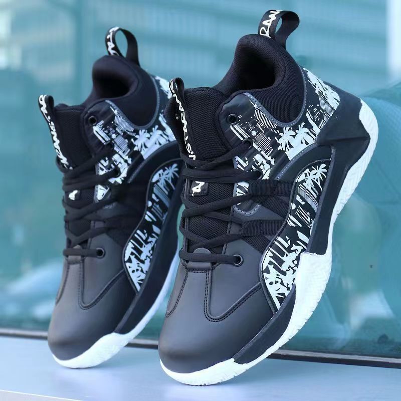 Nuove scarpe da skate alla moda con attrito e impermeabili in pelle da uomo, con tomaia alta_voghion.com