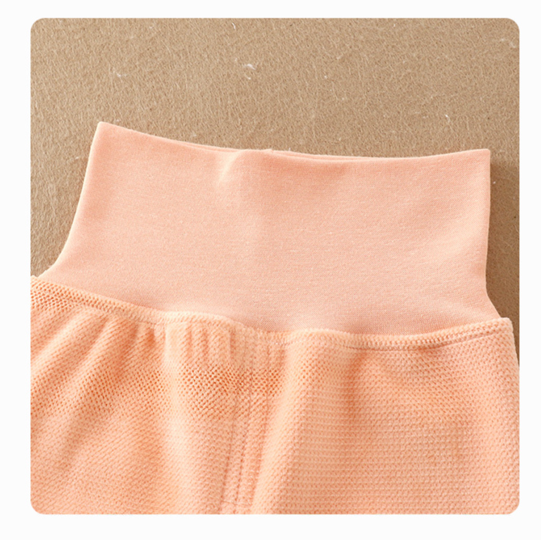 Set intimo caldo per bambini autunno e inverno per bambini più pantaloni lunghi per la cura della pancia a vita alta ispessiti in pile_voghion.com