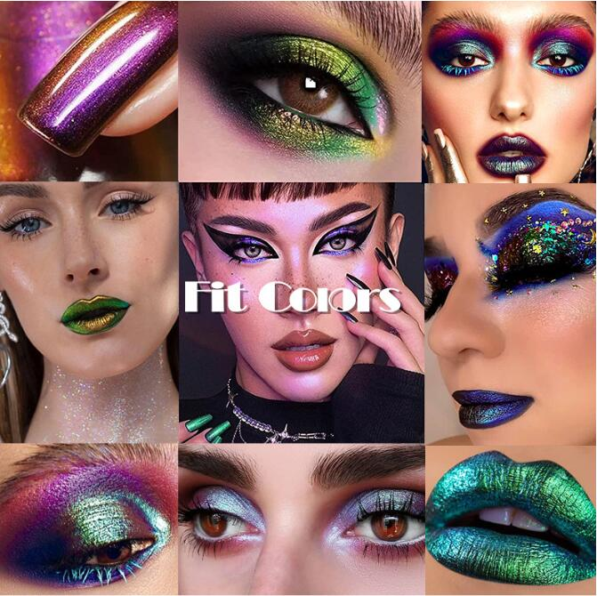 Sombra de ojos líquida Fit Colors Optical Chameleon Sombra de ojos líquida Light Change Highlight Film Forming Sombra de ojos líquida Líquido para labios_voghion.com