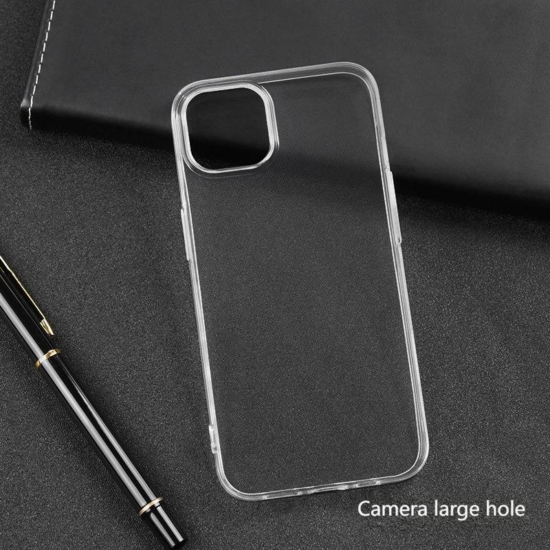 Ultradünne, durchsichtige iPhone-Hülle mit luftgepolsterten Ecken – stoßfeste, vergilbungsfreie TPU-Hülle für iPhone 16E/15/14/13/12/11/X/8/7_voghion.com