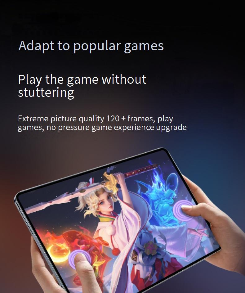 Tablet Android de tela cheia de 14 polegadas com 5G, 128 GB/256 GB/512 GB/1 TB de armazenamento, processador octa-core, câmera dupla, tela IPS, teclado e caneta removíveis_voghion.com
