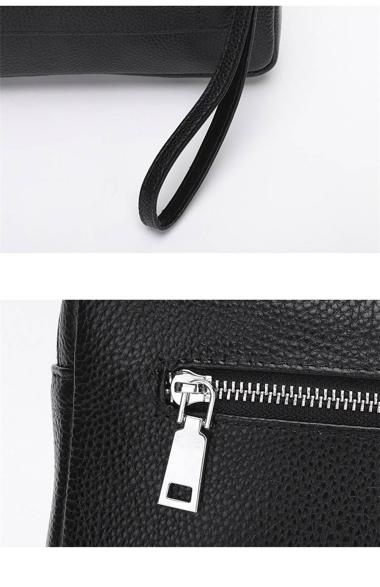 Bolso de mano para hombre, bolso de muñeca, bolso portátil para hombre, bolso de negocios informal sencillo, ligero, de gran capacidad, bolso para teléfono móvil de alta gama._voghion.com