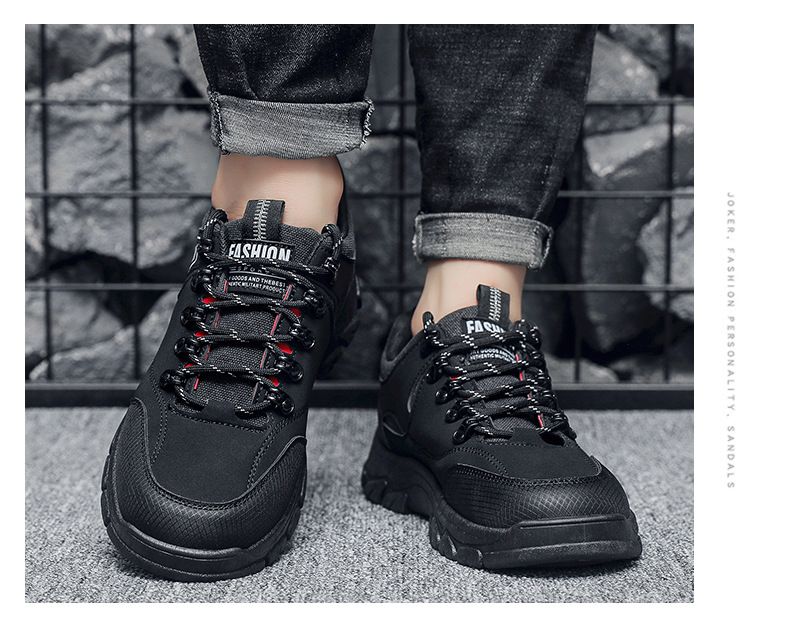 Sonbahar İçin Yeni Açık Hava Yürüyüş Ayakkabıları Çok Yönlü Erkek Spor Ayakkabıları ve İş Giysileri_voghion.com