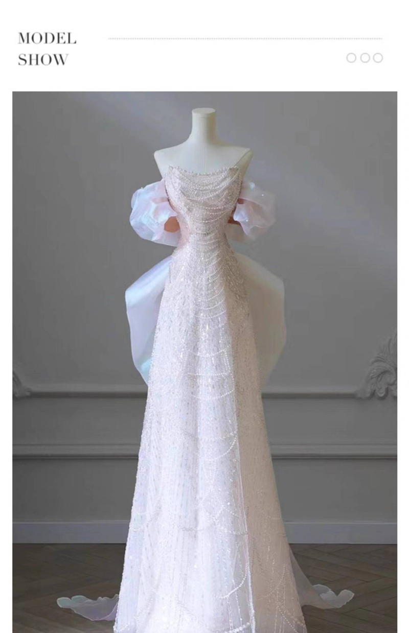 Elegant Off-Shoulder Evening Gown With Lace Detailing – Perfect For Weddings, Banquets & Special Occasions_voghion.com