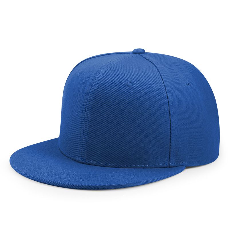 Vendita calda all'ingrosso 40 colori regolabile piatto picco snapback s donna moda poliestere semplice cappello da baseball uomini hiphop vuoto sport_voghion.com