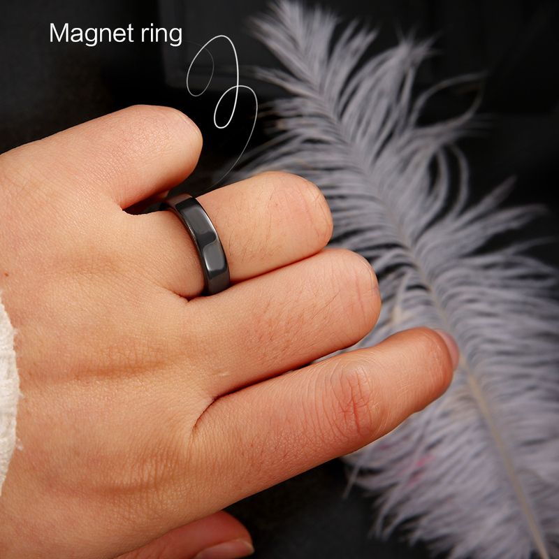 Accessori alla moda, anelli in acciaio inossidabile, stile creativo semplice e personalizzato, anello lucido, anello in acciaio al titanio_voghion.com