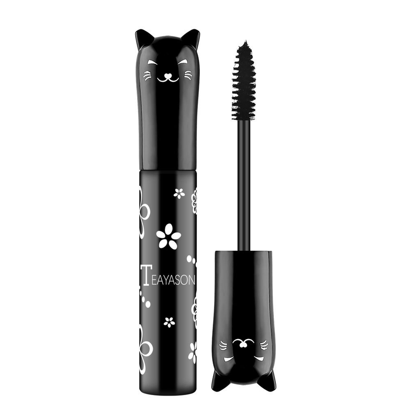 Mascara Färgade ögonsmink Bästa Naturlig Hypoallergen Primer Vattentät Snabbtorka Ögonfransar Förlängning Curlingfest födelsedag kvinna flicka present_voghion.com