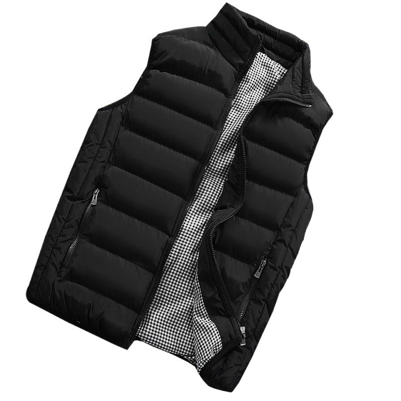 Vest Men's Autumn And Winter Korean Version Trendy Handsome Men's Thermal Vest Thickened Vest Men's Jacket 10 Colors_voghion.com