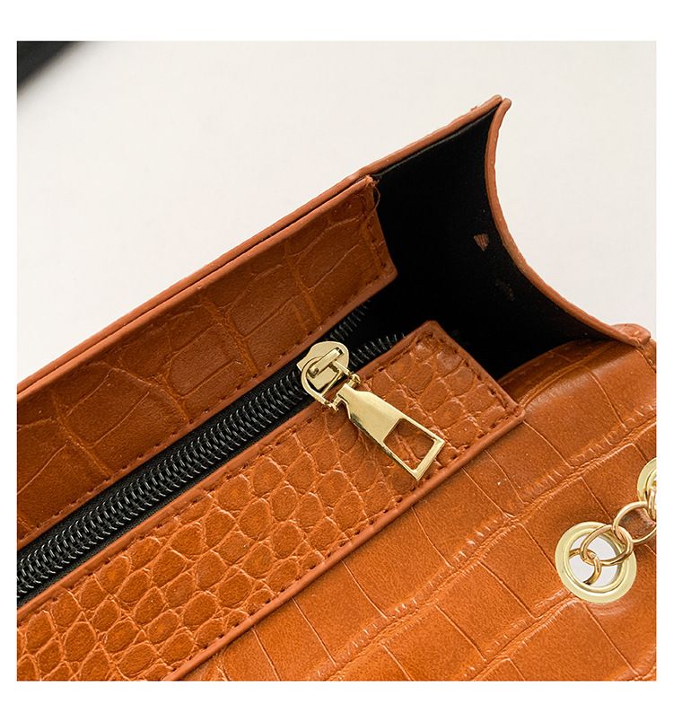 Ženska mala četvrtasta torba modernog i elegantnog krokodilskog uzorka ženska torba preko ramena u korejskom stilu sveobuhvatna torba preko ramena_voghion.com