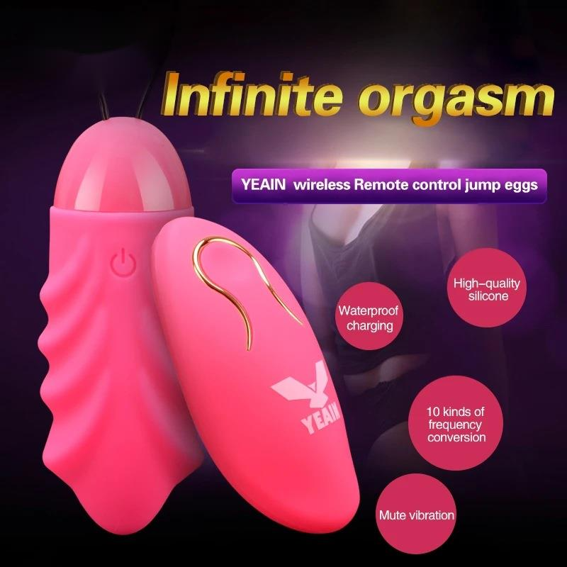 Oeuf sauteur à télécommande sans fil Night Sakura Love, appareil de masturbation féminine, jouet à vibrations puissantes multifréquences_voghion.com