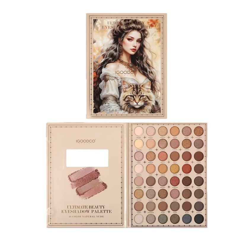 Ombretto Nuova palette di ombretti color terra da 48 colori Stile popolare Palette per il trucco Dear Pearlescent_voghion.com