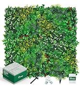 Pannelli in bosso artificiale Grooy, pannelli da parete in erba 20"x20" (12 pezzi), siepe per la privacy con protezione UV_voghion.com