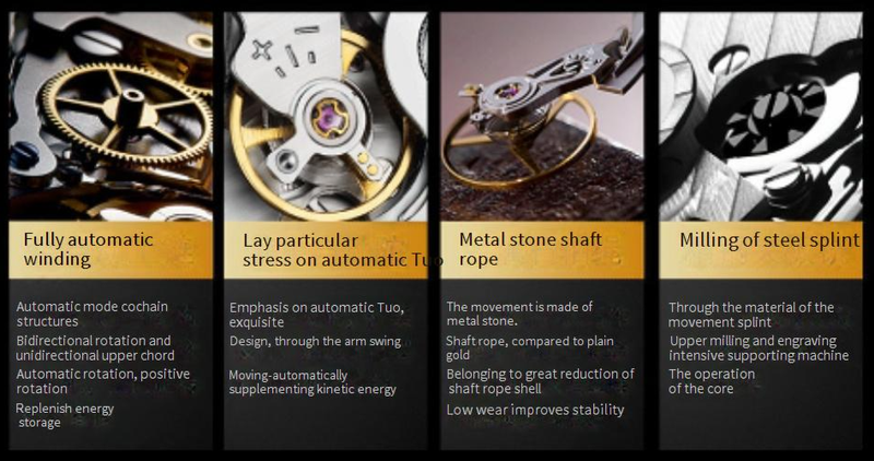 Automatic Mechanical Watch Men's Waterproof Hollow Mechanical Watch Men's Watch_voghion.com