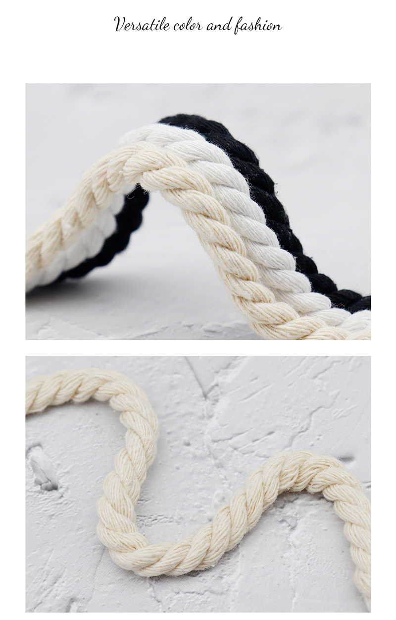 Schoenenaccessoires gouden schoenveters rond 7 mm effen kleur handgeweven polyester katoenen touw dikke sneakers dad shoes_voghion.com