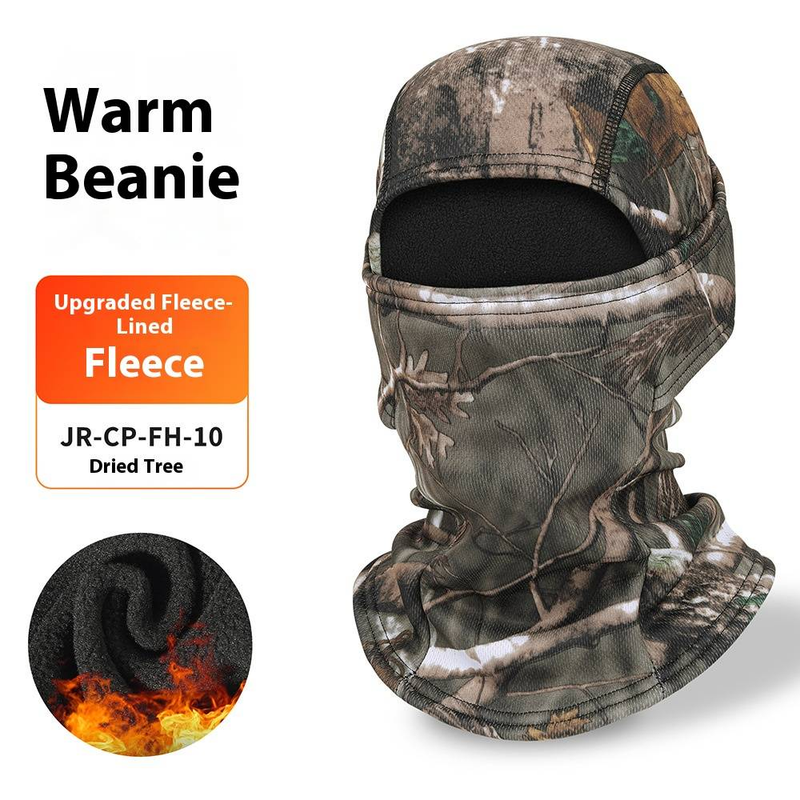 Camouflage Balaclava Face Mask For Outdoor Activities - Windproof, Sun Protection, Quick-Dry, Fleece-Lined Options Available_voghion.com