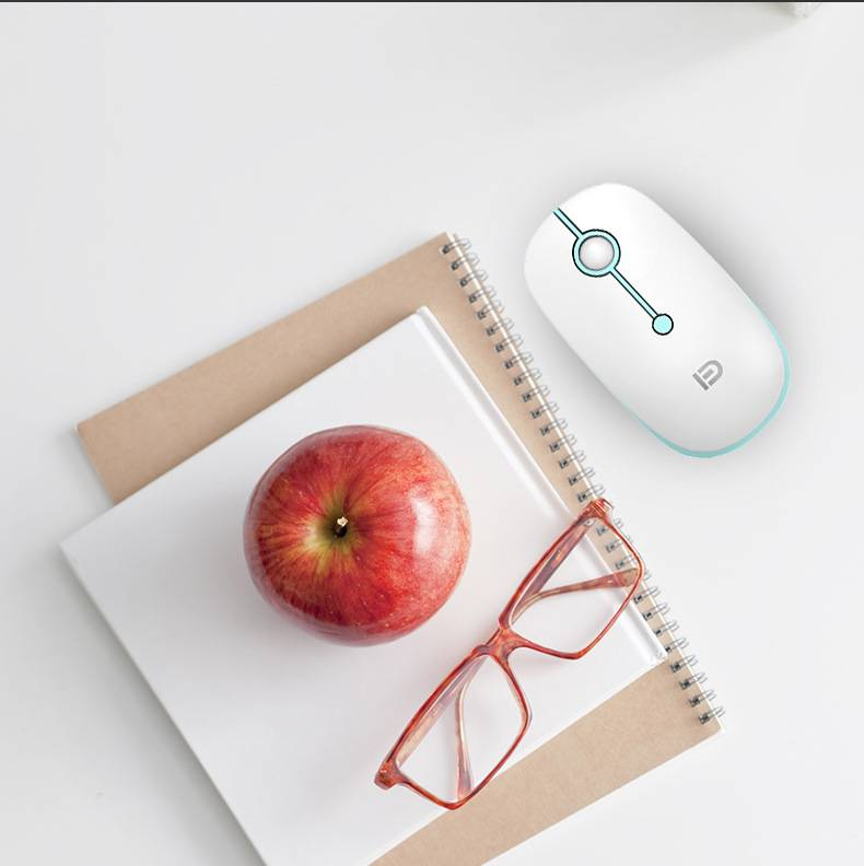 I330 Ultra-Slim Wireless Silent Mouse With 1600DPI & Ergonomic Design - Cute Pink/Green/Black For Laptop & PC (2.4G USB Receiver, 4-Way Scroll)_voghion.com