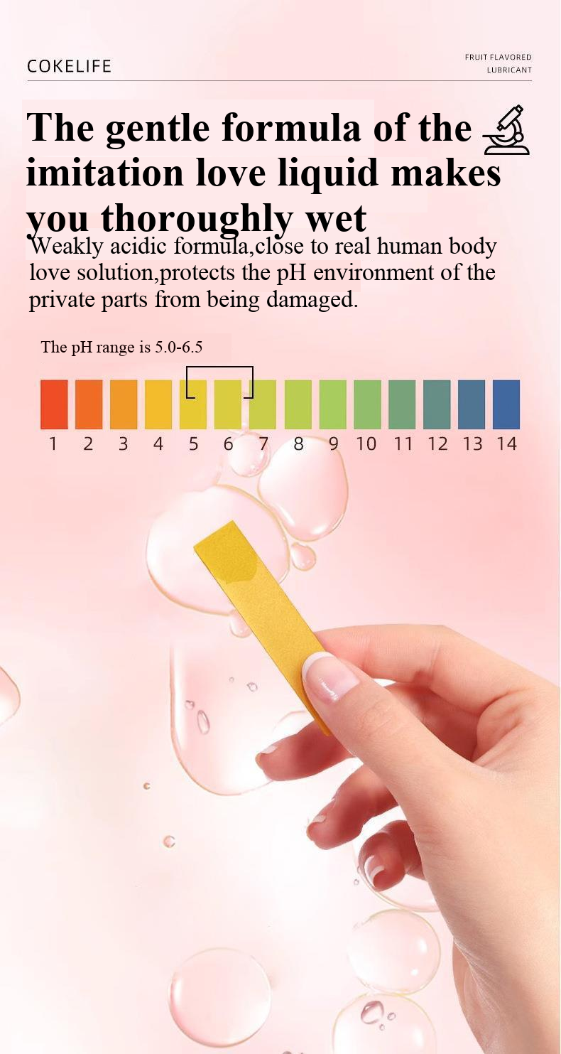 COKELIFE Cola Life Fruité Lubrifiant Humain Soluble dans l'Eau Couple Parties Intimes Produits Sexuels pour Adultes_voghion.com