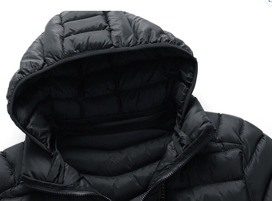 Piumino trapuntato da uomo con stampa pony, cappotto invernale antivento caldo con cappuccio, spesso per esterni_voghion.com