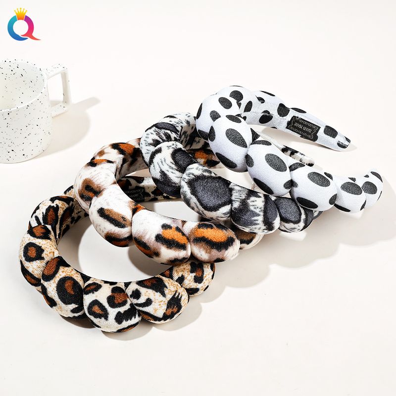 Fascia per capelli da spa - Fascia per capelli in spugna con morbida schiuma per chioma alta, trucco e cura della pelle_voghion.com