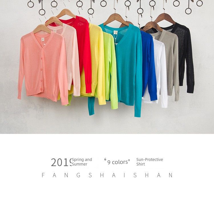 Rayon Medium And Large Children's Air Conditioning Shirt Summer Coat Top_voghion.com