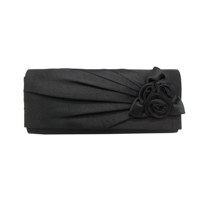 Borsa a tracolla da donna con catena e motivo a rose, regalo da sera, alla moda, con fondo rotondo 107_voghion.com