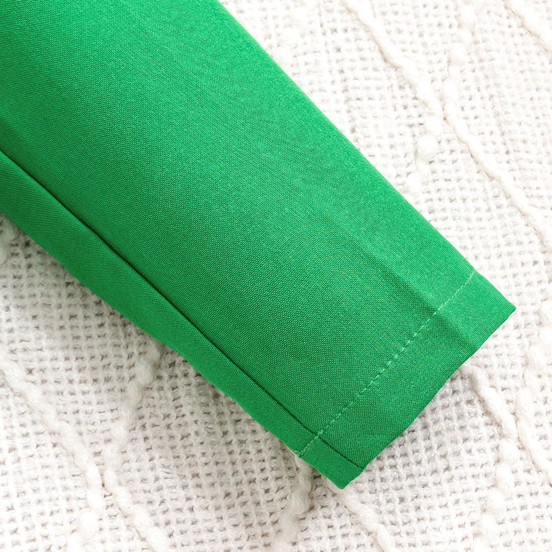 Ρούχα για νήπια Κοριτσιών Μόδα Εσωτερική Ρούχα με λαιμόκοψη και τιράντες Μακρυμάνικο Σορτς με πέτα Σακάκι_voghion.com