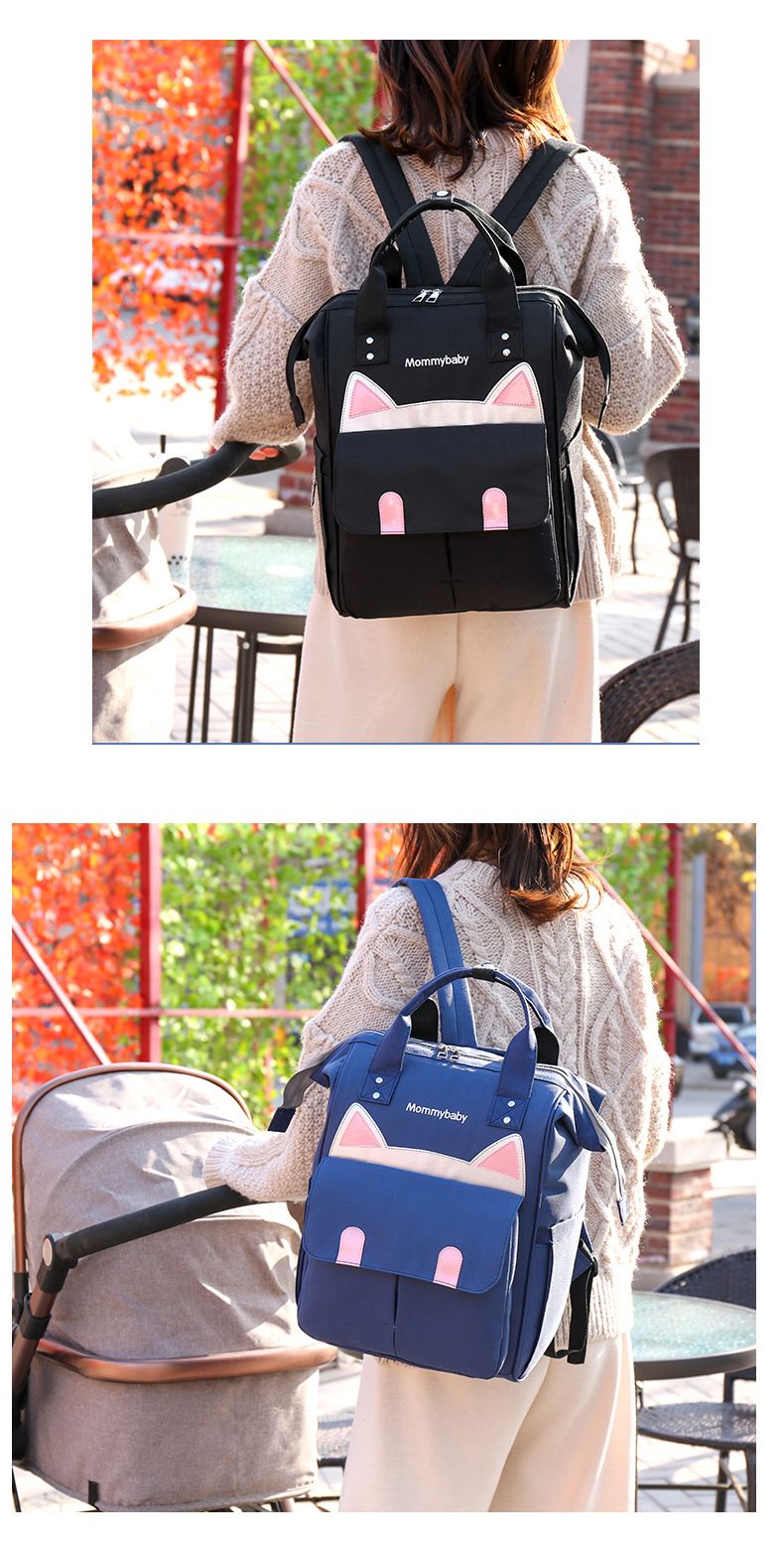 Mommy with Insulated Layer Large Capacity Tote Multifunction Shoulder Waterproof Maternal Mother Baby Diaper Bag_voghion.com