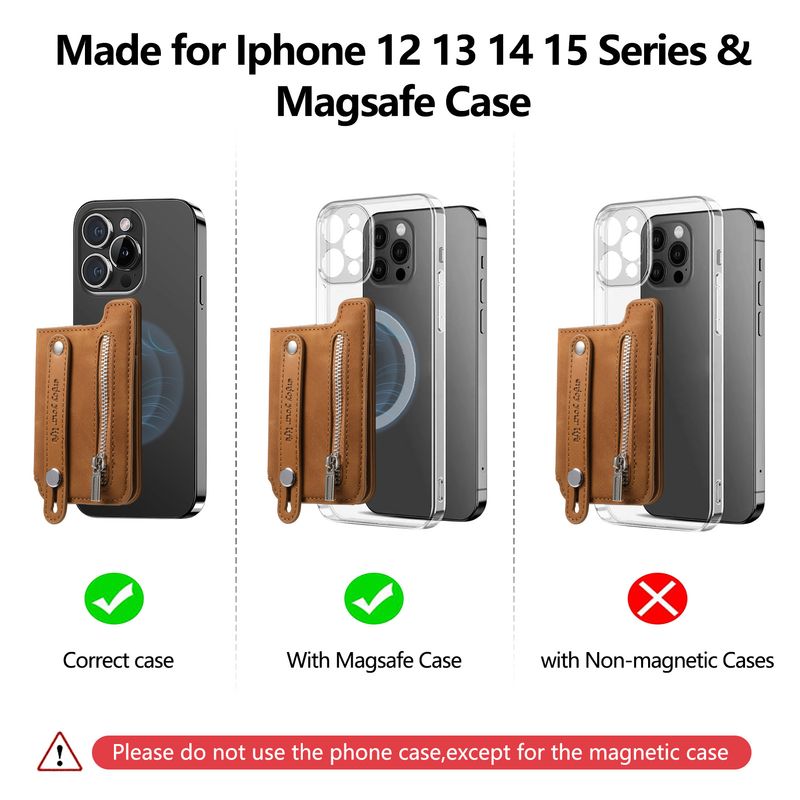 TechGlobe New Srong Magneic Holder Wih Reracable Wris Srap, Lef And Righ Flip, Card Inserion, Coin Sorage_voghion.com