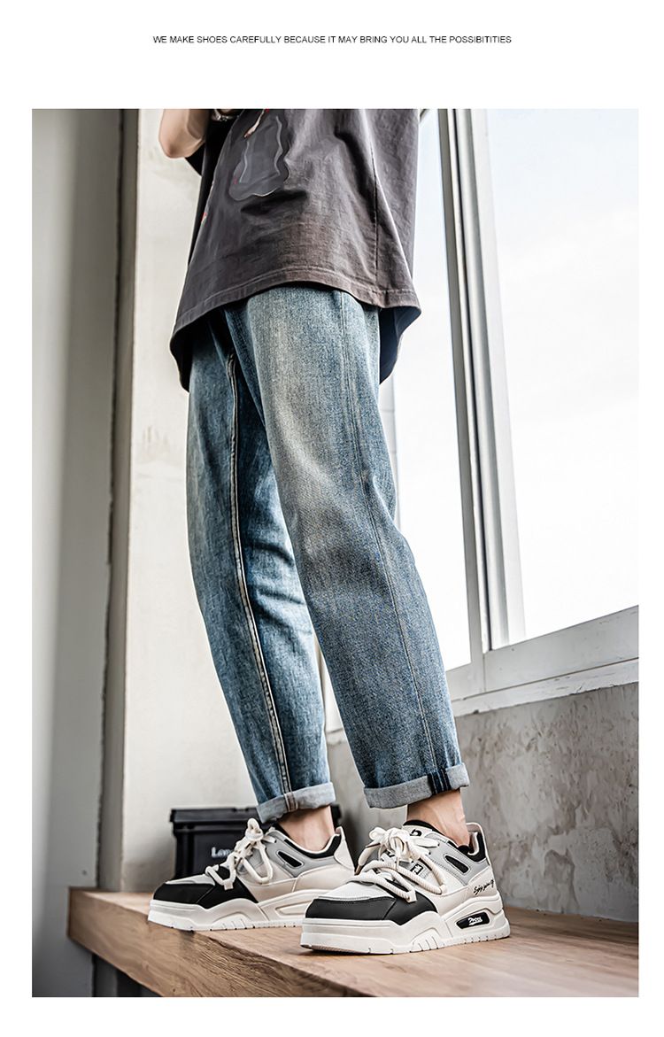 Scarpe da ginnastica estive da uomo, nuove, traspiranti, versatili, basse, sportive, casual, da papà, alla moda, bianche_voghion.com
