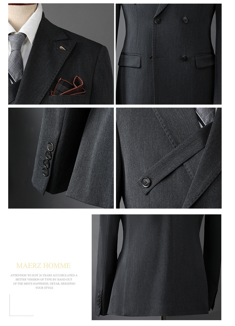 Männerkleeder Duebelknäppchen Kostüm Kostüm Hochzäit Bräitchemann Kostümjacket_voghion.com