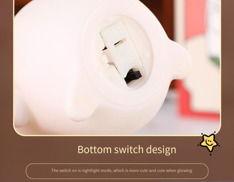 Süße Internet-Berühmtheit ins Typhoon Schlafzimmer Lampe Geburtstagsgeschenk Mädchen Ornamente Mädchen Herz Nachttisch Lampe Kaninchen Nachtlicht_voghion.com