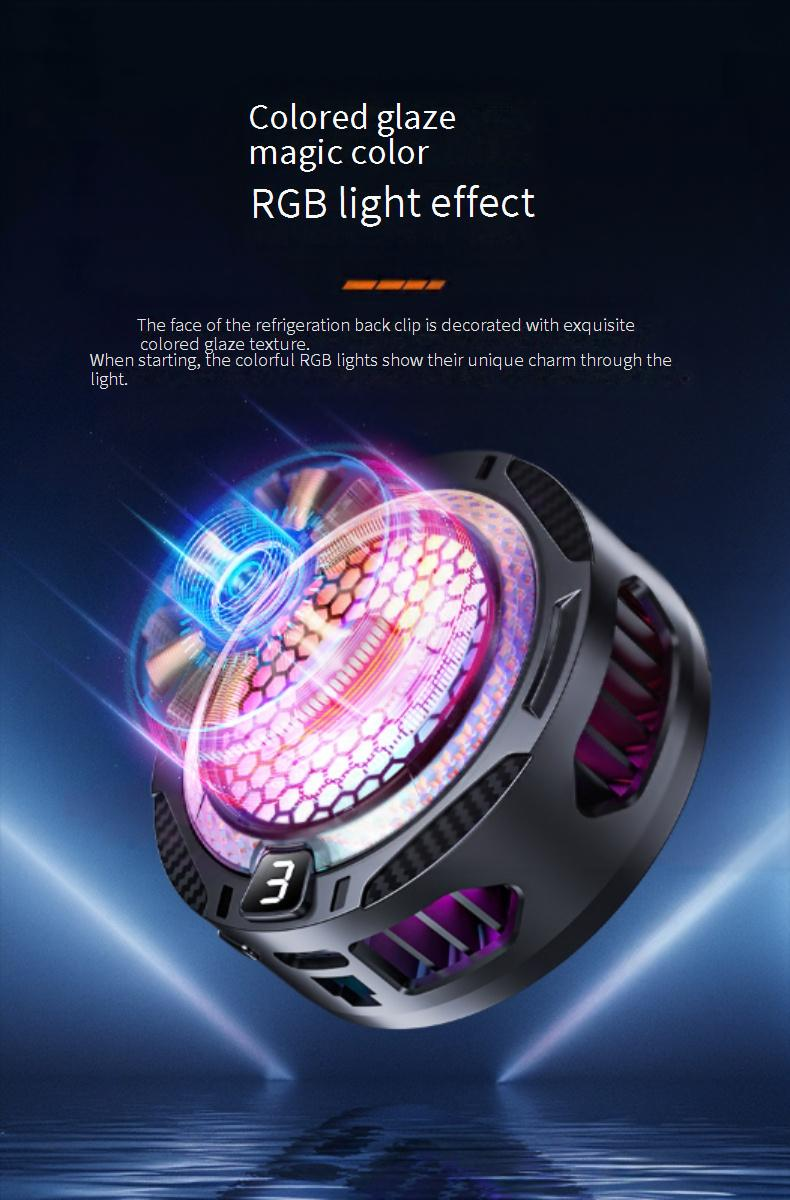 Semiconductor Phone Cooler - Magnetic Cooling Pad For Gaming (4℃-25℃ Adjustable ≤20dB)_voghion.com