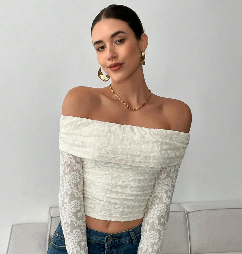 2025 Autumn New One Shoulder Long Sleeved Slimming Temperament Commuting Dating Battle Suit_voghion.com