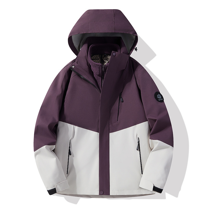 Giacca da avventura unisex per tutte le stagioni: guscio esterno antivento e impermeabile per escursionismo ed esplorazione urbana (18 colori, dalla S alla 6XL)_voghion.com