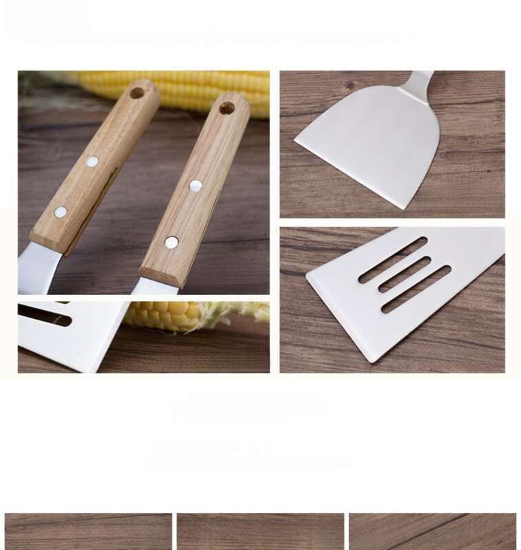 Madlavning af jernplade grillet rustfrit stålbøf med stegning, gribende pandekager, en pandekage grillet fisk og en is_voghion.com