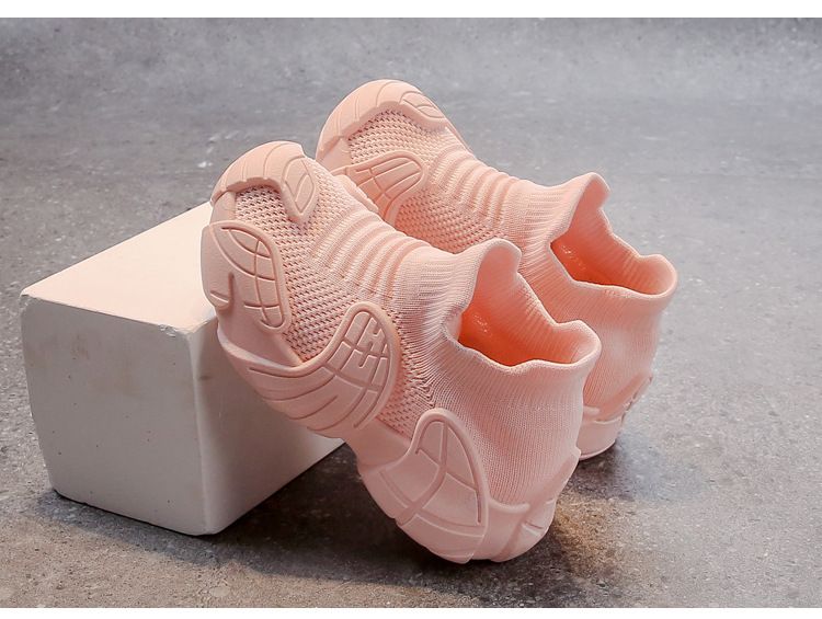 Kinderschuhe Neue Herbst Kindersocken Schuhe Mädchen Weiche Unterseite Mesh Sport Papa Schuhe Große Kinder Kurze Stiefel_voghion.com