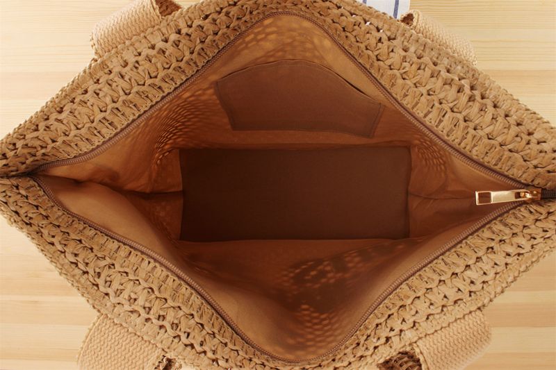 Sac à bandoulière tissé de grande capacité, nouvelle mode, sac à main polyvalent de niche pour les affaires_voghion.com