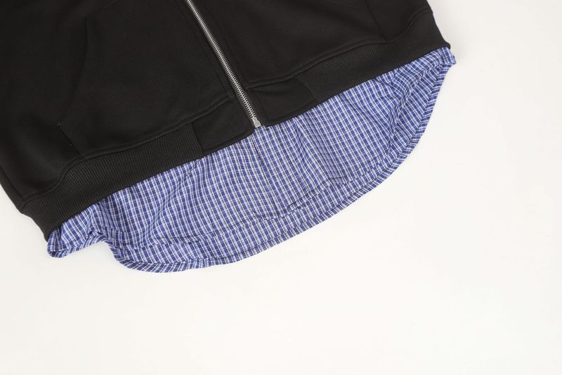 Eon Modish 25 Autunno Nuovo Stile Americano Felpa con Cappuccio Giacca Due Pezzi_voghion.com