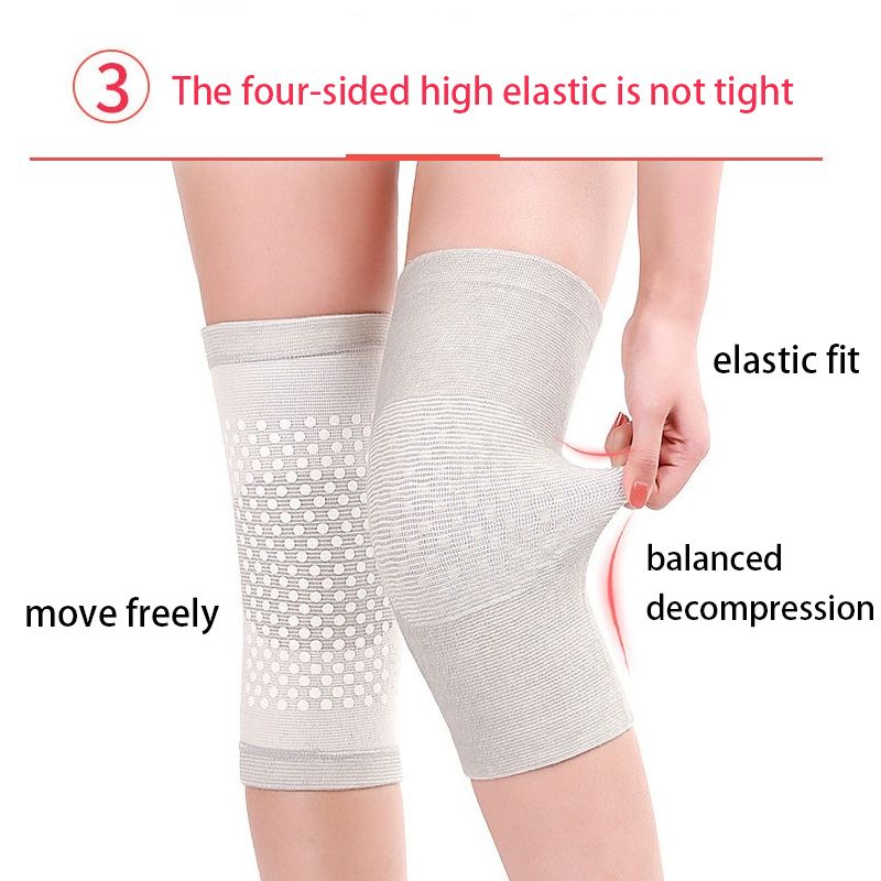 Genouillères auto-chauffantes, manchons de compression pour le genou, soulagement de la douleur arthritique, soins de santé, protection du genou, jambières thermiques d'hiver_voghion.com