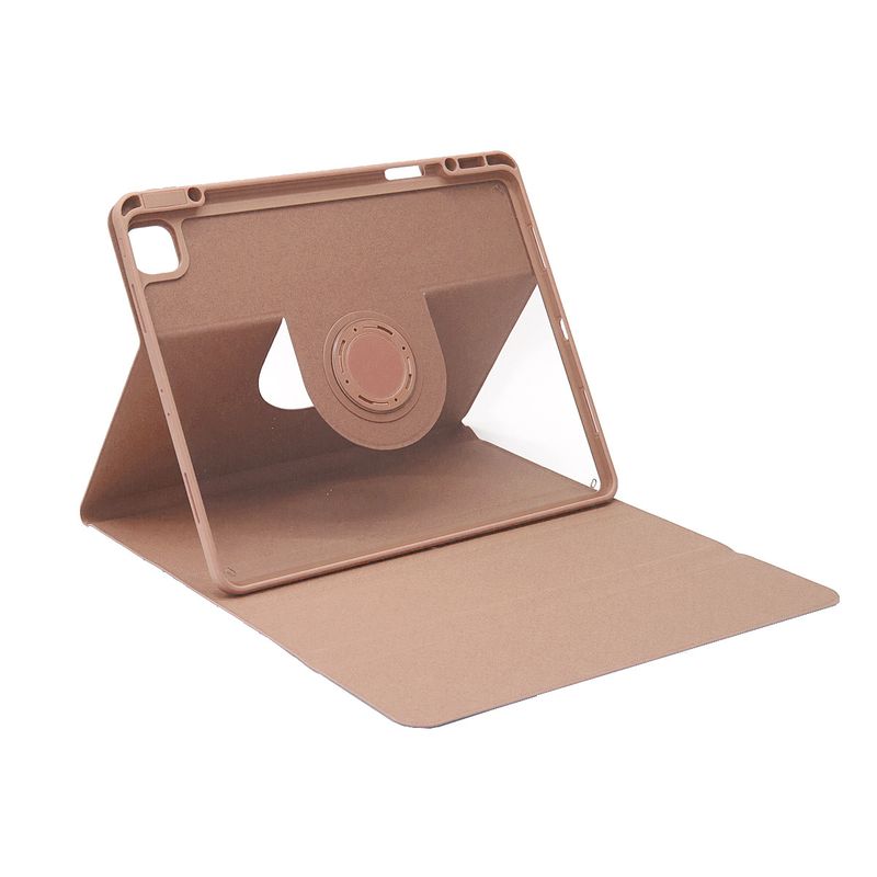 Unschlagbare Qualität, geeignet für das neue iPad, Schutzhülle mit Stiftschlitz, drehbare Tastaturabdeckung, 9,7-12,9 Zoll, flache Ledertasche_voghion.com