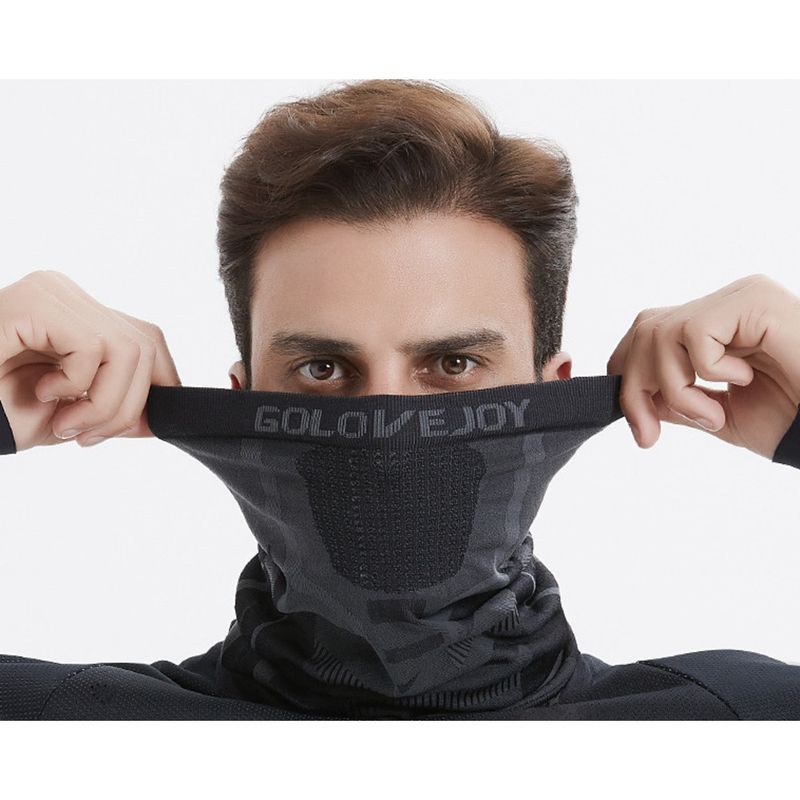New cycling face mask for men's outdoor sun protection, dust prevention, moisture absorption, breathability, seamless_voghion.com