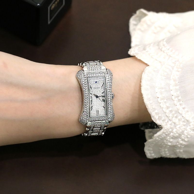 Orologio al quarzo di lusso da donna di alta qualità, con cielo stellato e diamanti, di alta qualità_voghion.com