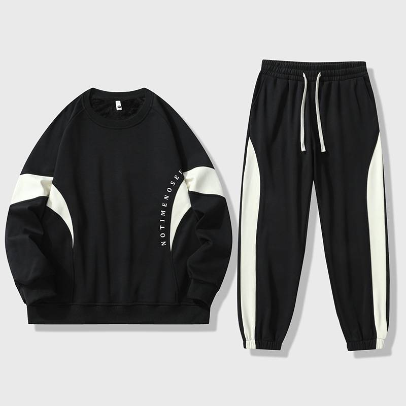 Ropa para hombre, trajes deportivos casuales, sudaderas elegantes de primavera y otoño, trajes de dos piezas_voghion.com
