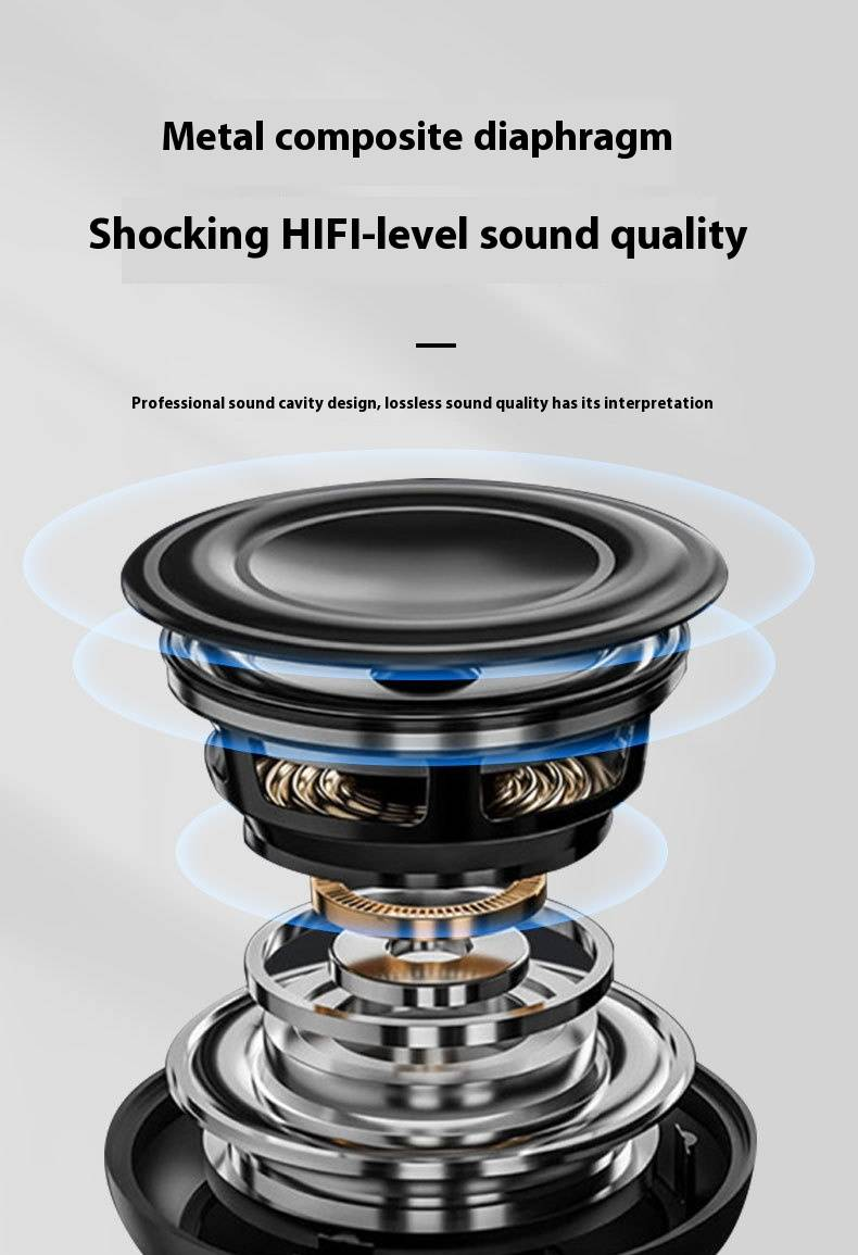 Mini-Bluetooth-Lautsprecher (tragbar, tiefer Bass, wiederaufladbar – kompakter kabelloser Lautsprecher für Zuhause, Büro und unterwegs)_voghion.com