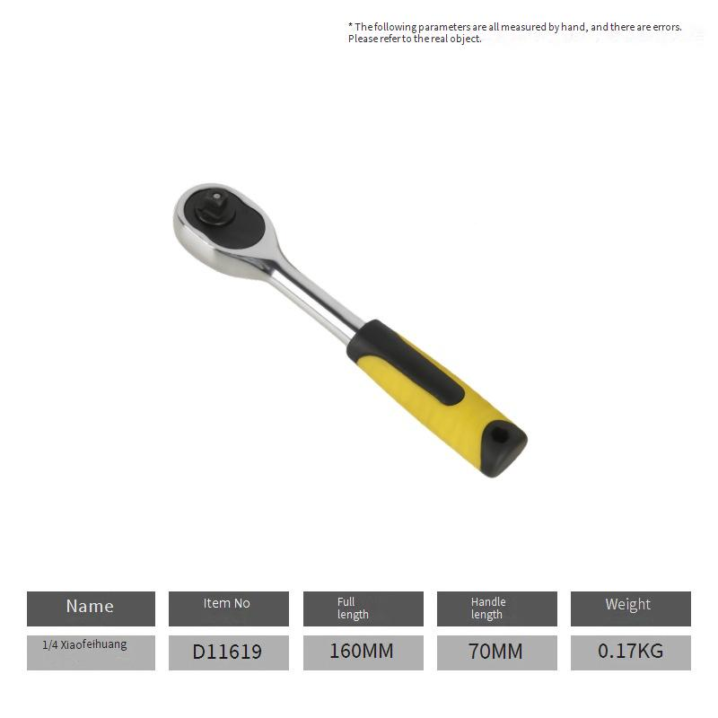High Carbon Steel Ratchet Wrench Set - Ergonomic Hand Tool Kit With Small, Medium & Large Sockets For Smooth Fastening_voghion.com