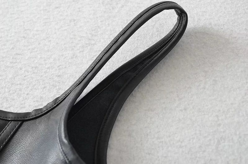 Wind Tight, Revealing Waist, Sexy Waist Closure, Camisole Vest, Women's Spring And Summer Slim Fit, Fishbone Patch,_voghion.com