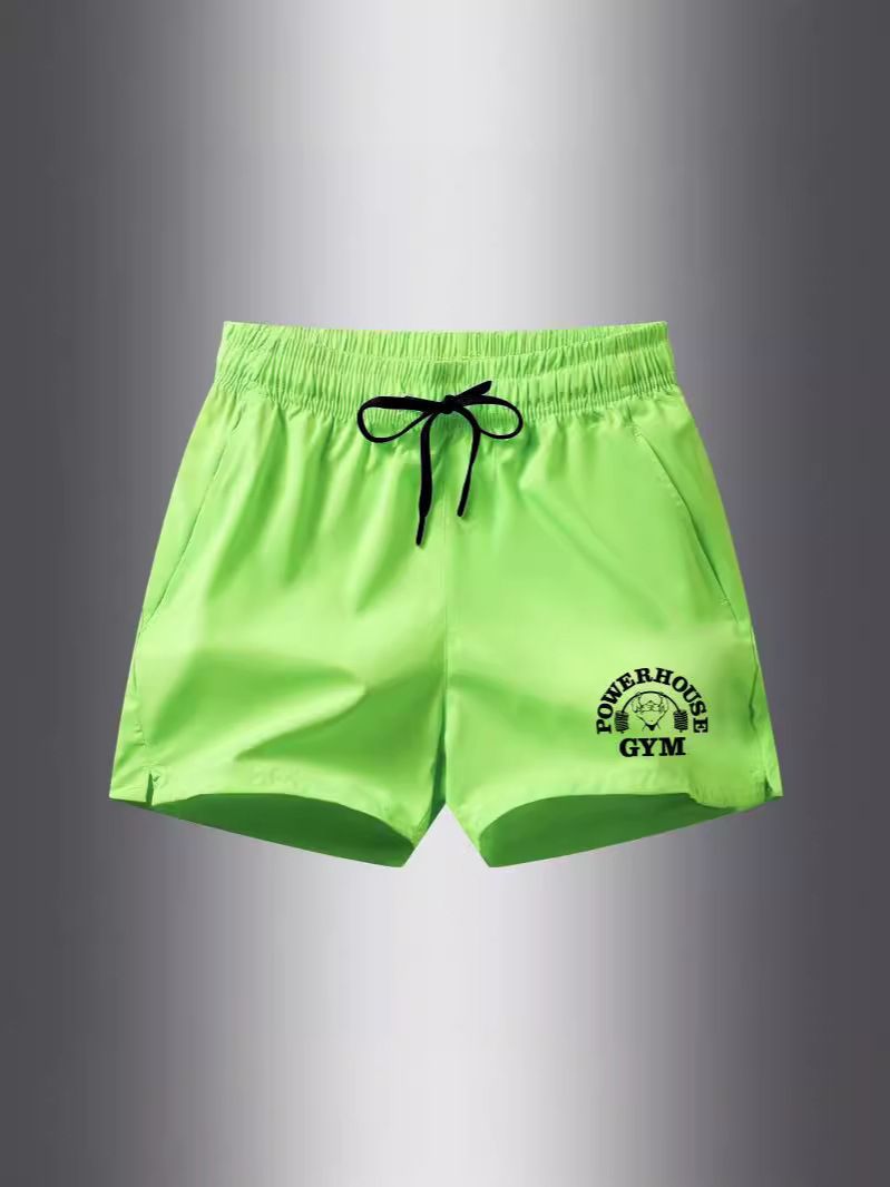 Qualità imbattibile. Qualità imbattibile. Nuovi pantaloncini estivi in seta ghiacciata, casual, sportivi, da 3 minuti, alla moda, da uomo, per la spiaggia, il fitness e la corsa._voghion.com