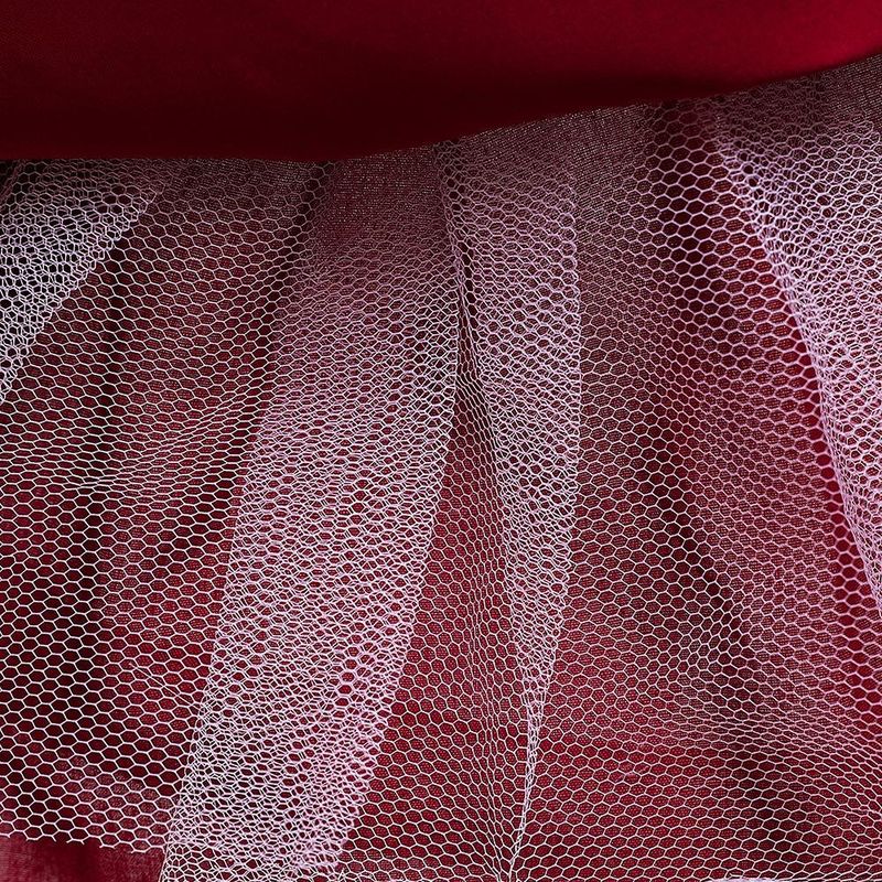 Mutter & Kinder Prinzessin Kleid Kleine Kinder Rock Bogen Ärmel Blumenmädchen Kleid Leistung Kostüm_voghion.com