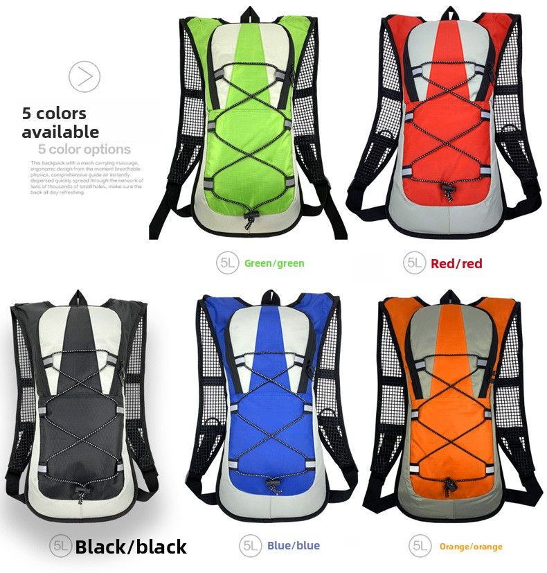 Zaino per sport all'aria aperta, ciclismo, escursionismo, alpinismo, corsa, viaggi, uomo e donna, borsa per l'acqua a tracolla_voghion.com